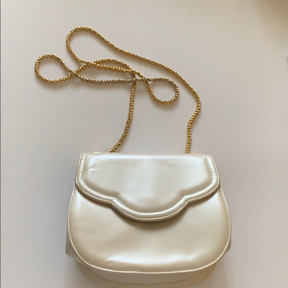 Neiman Marcus white purse
